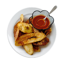 Akwaba Restaurant Fried Plantains Side Dish.png