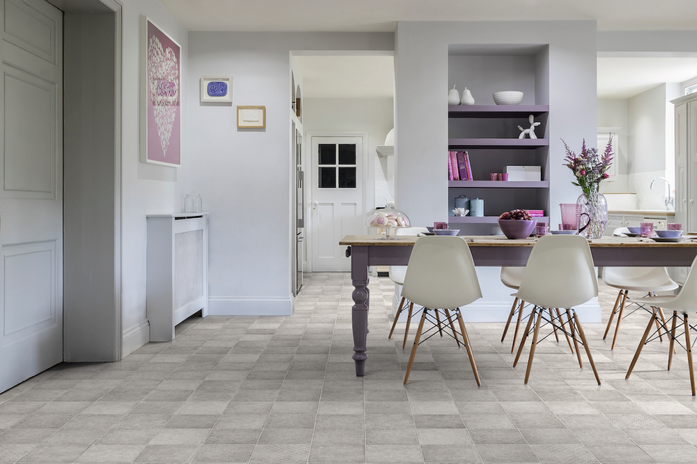 Modern felt vinyl no need for an underlay