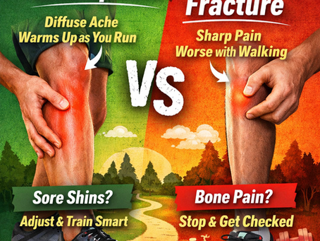 Shin Splints or Stress Fractures? How to tell and what to do.