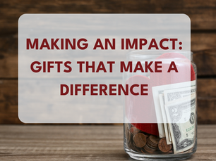 Making An Impact: Giving That Makes A Difference by Jim Cullumber