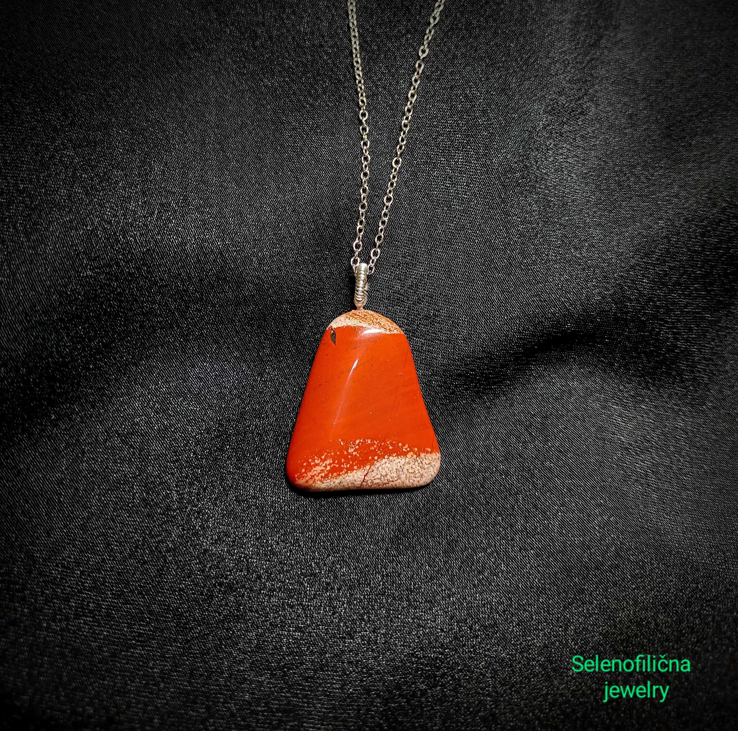 Ogrlica crveni jaspis