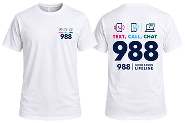 988: Wear the Message T-Shirt | Pocket Logo with Full Back Design | Short Sleeve