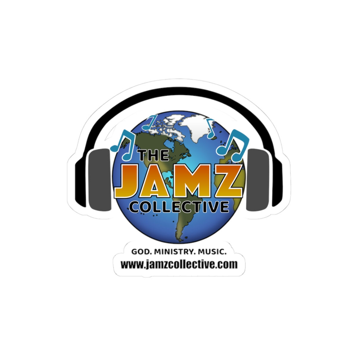Jamz Collective Logo Sticker — Kiss-Cut Vinyl Sticker