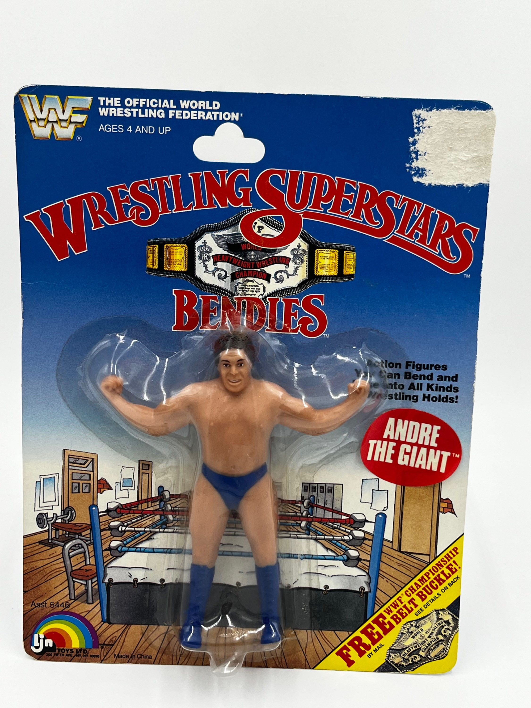 MOC WWF Wrestling Superstars Bendies Andre the Giant