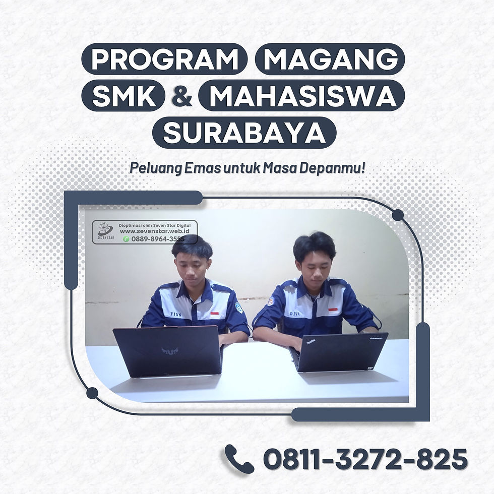 Hub: 0811-3272-825 lowongan magang dpib surabaya 2024