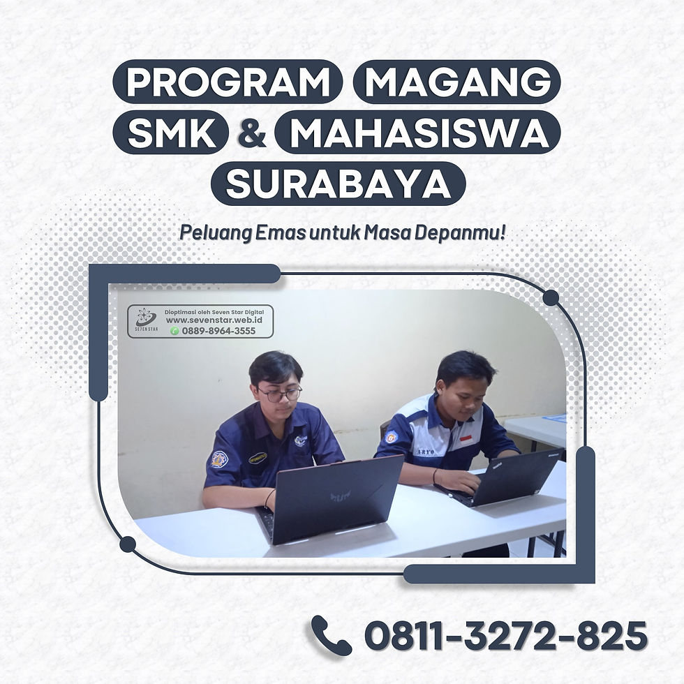 Hub: 0811-3272-825 lowongan magang dpib surabaya terbaru