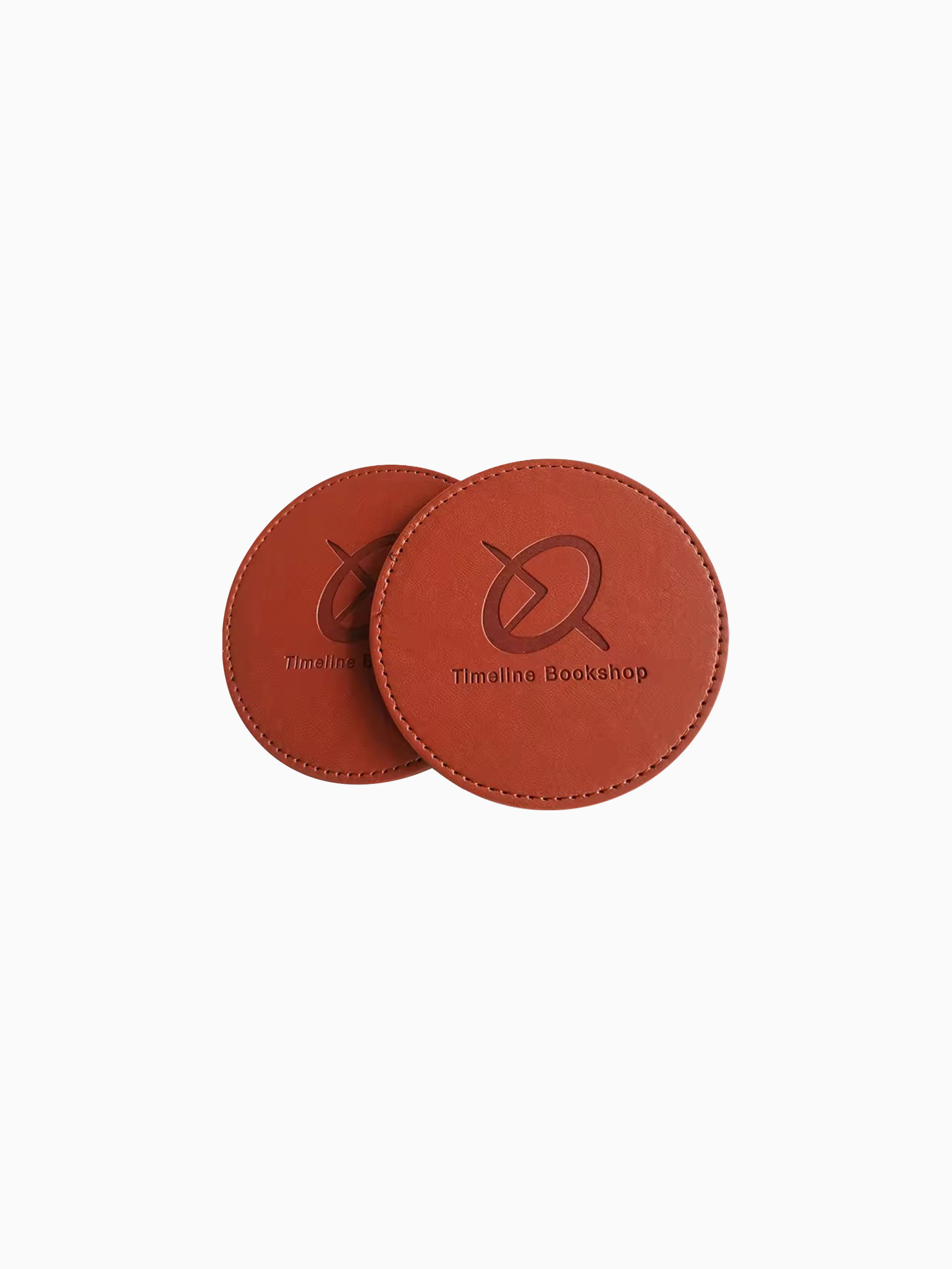 ที่รองแก้วหนัง PU สั่งทำโลโก้แบบนูนต่ำ ดีไซน์หรูหรา เหมาะสำหรับแจกในงานเลี้ยงบริษัทและของขวัญลูกค้าคนสำคัญ