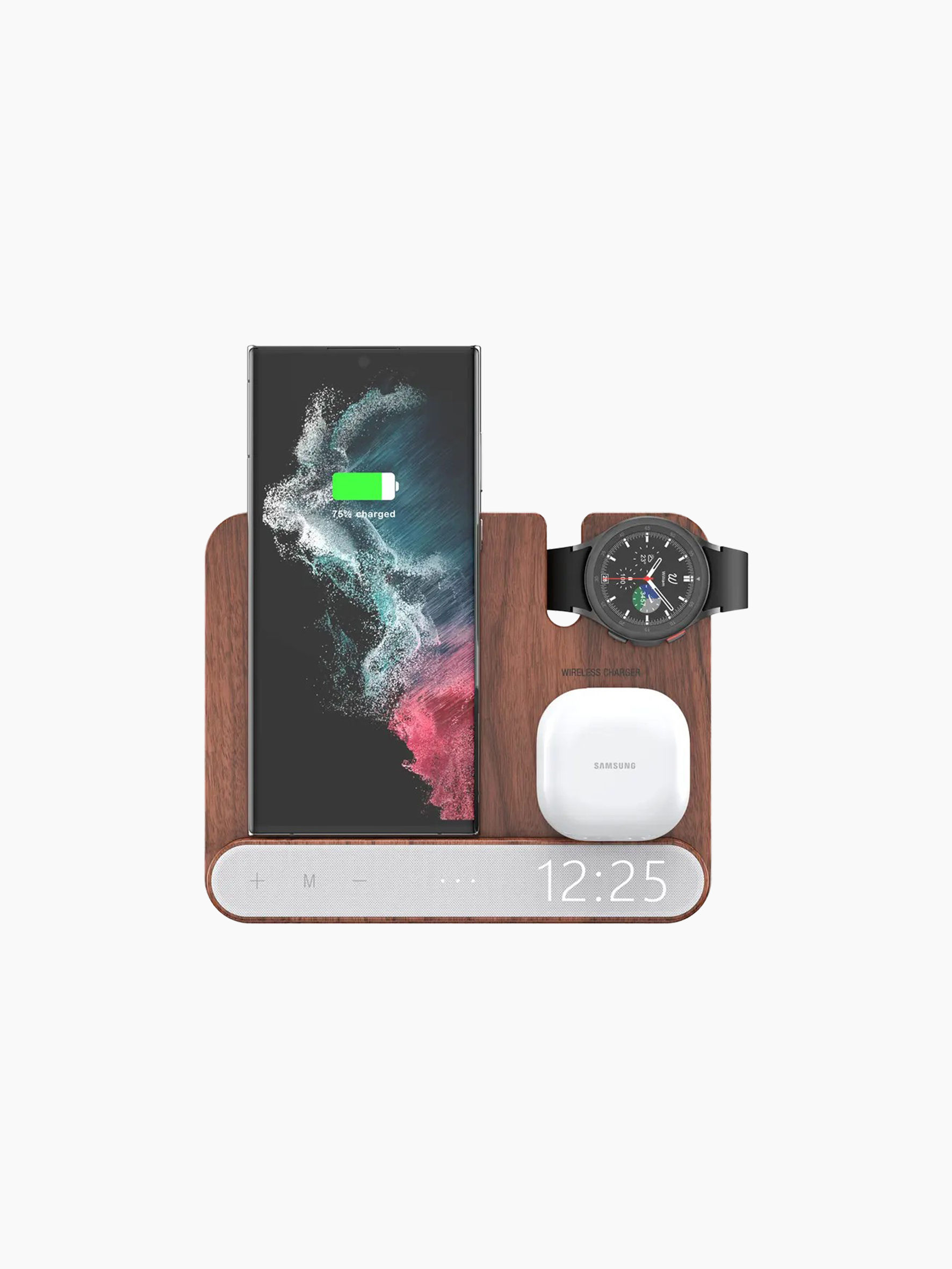 ของพรีเมี่ยมสายรักษ์โลก ที่ชาร์จไร้สายวัสดุไม้ธรรมชาติ พร้อมพิมพ์โลโก้แบรนด์