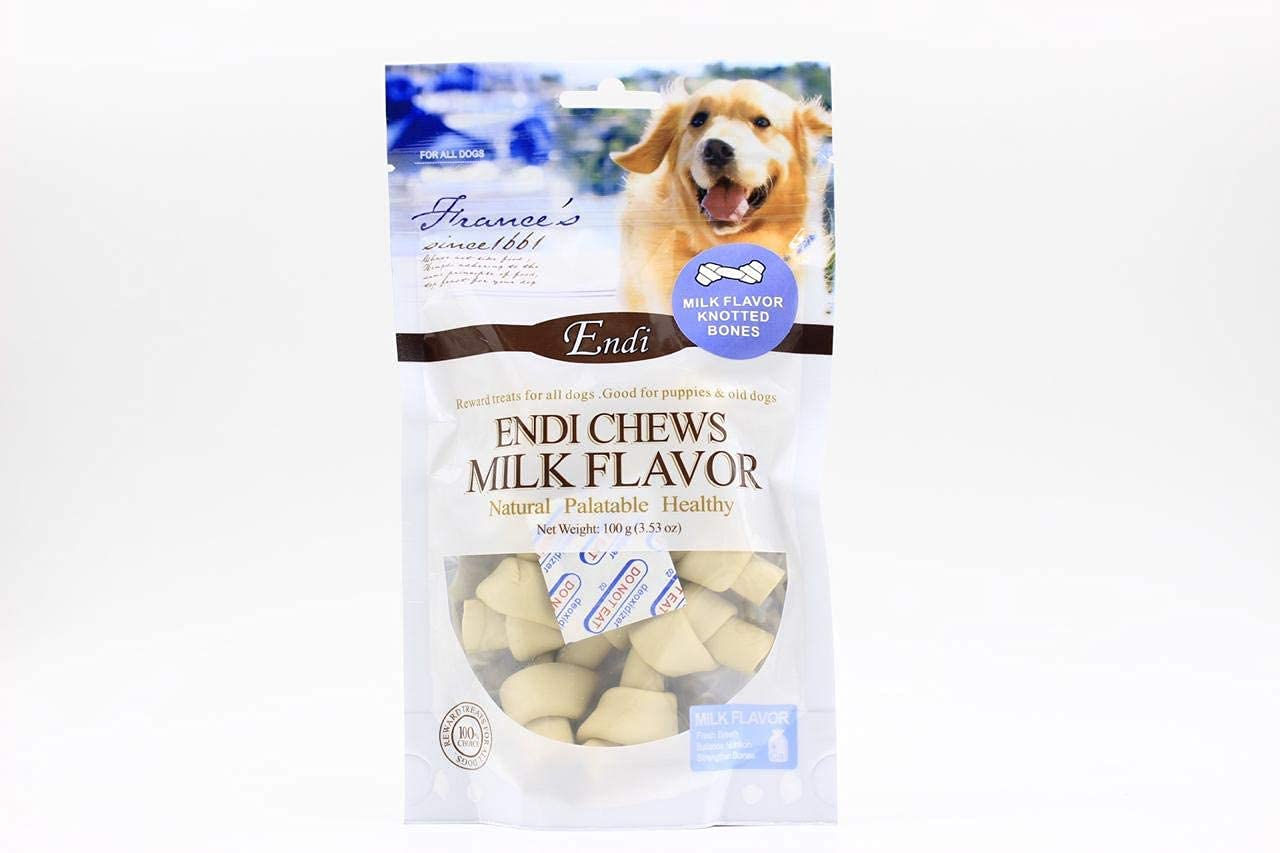 Endi Chews Milk Knotted Bones - 150 gms