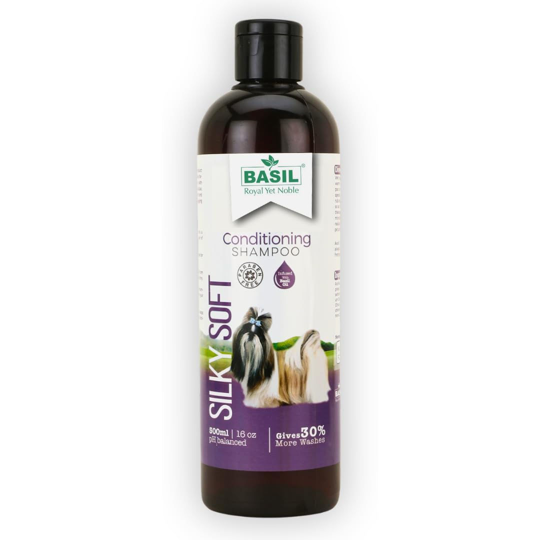 Basil - Silky Soft - Conditioning Shampoo for Cats &Dogs