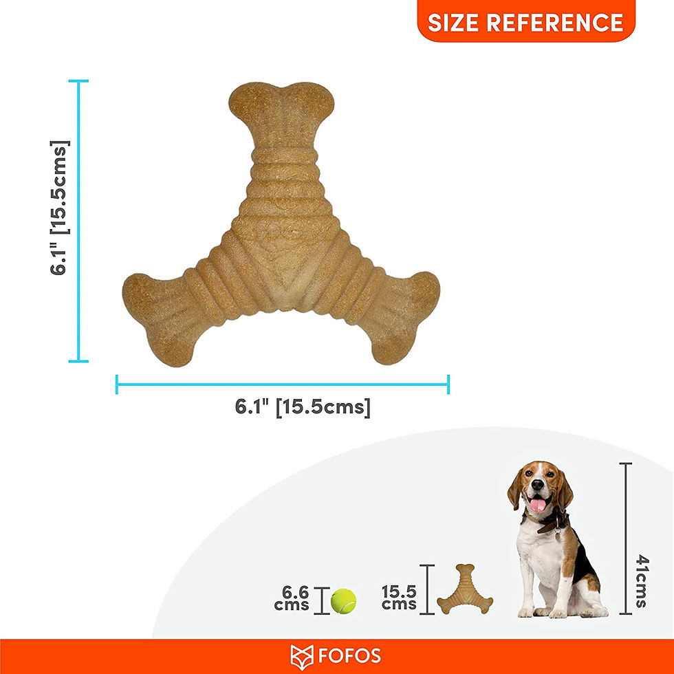 Thumbnail: Fofos Stix Woodplay Triangle Durable Dog Toy