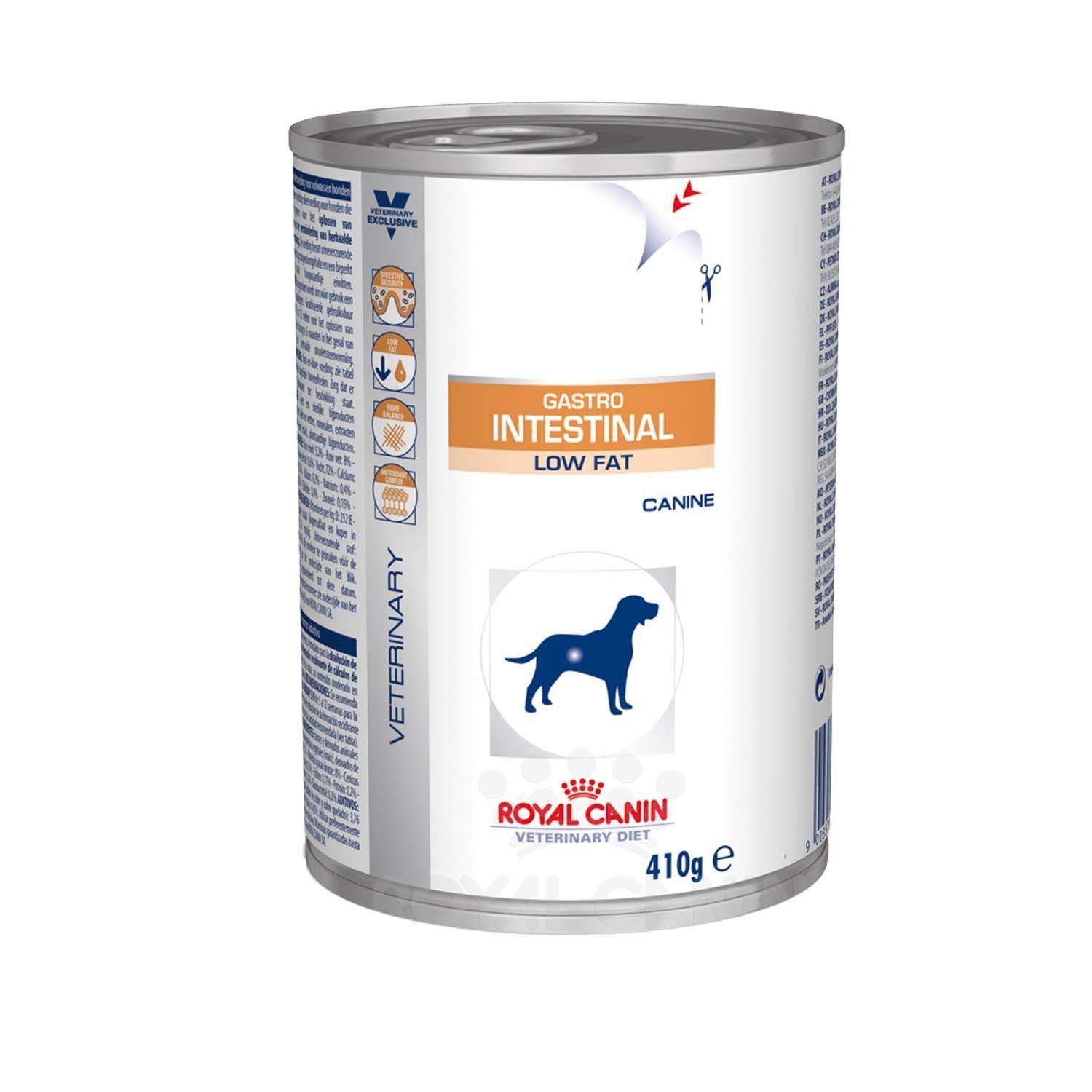 Royal Canin Gastrointestinal Low Fat Canned Dog Food 410gm