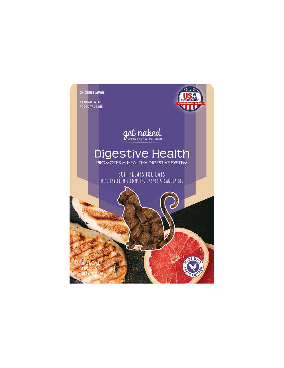 Get Naked - Digestive Health - Natural Cat Treats