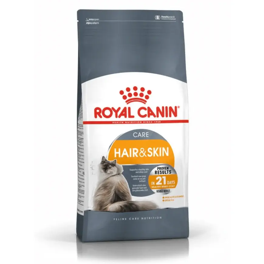 Royal Canin Hair & Skin Care Dry Cat Food 2Kg (Front)