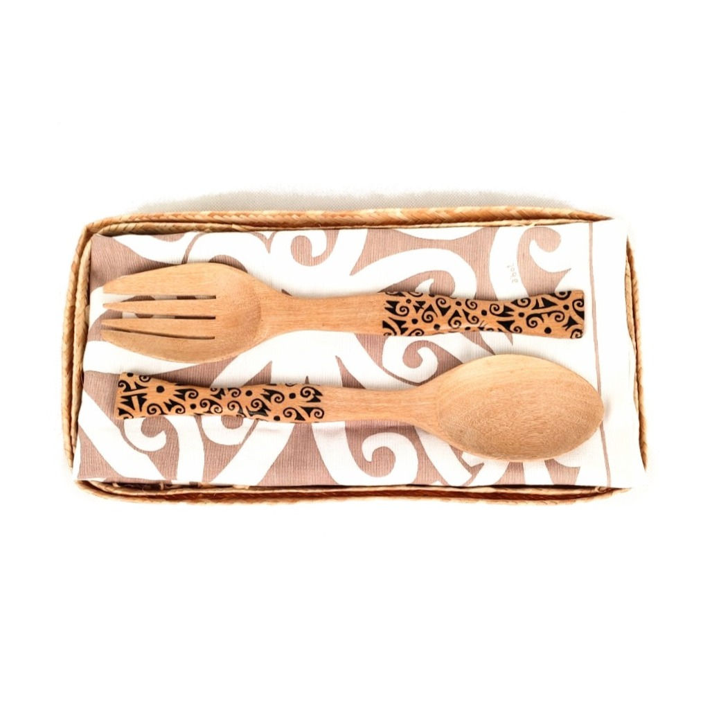 Salad Server & Tea Towel Set- 1