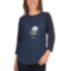 Thumbnail: Unisex 3/4 sleeve raglan shirt