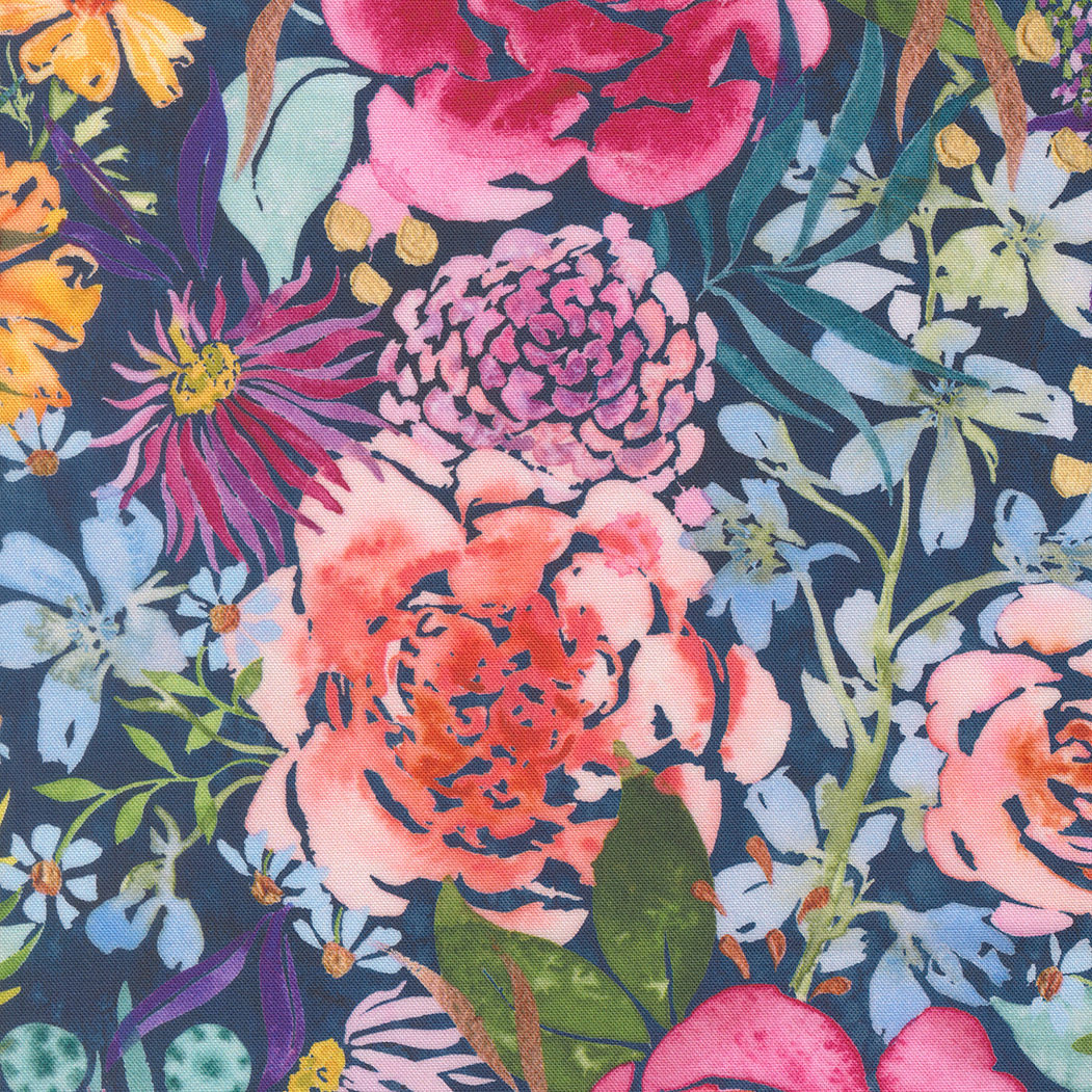 108" Moda Soulstice Navy 108039-12