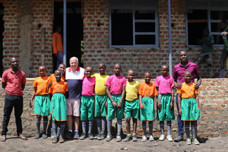 Standing infront of Classroom Block D