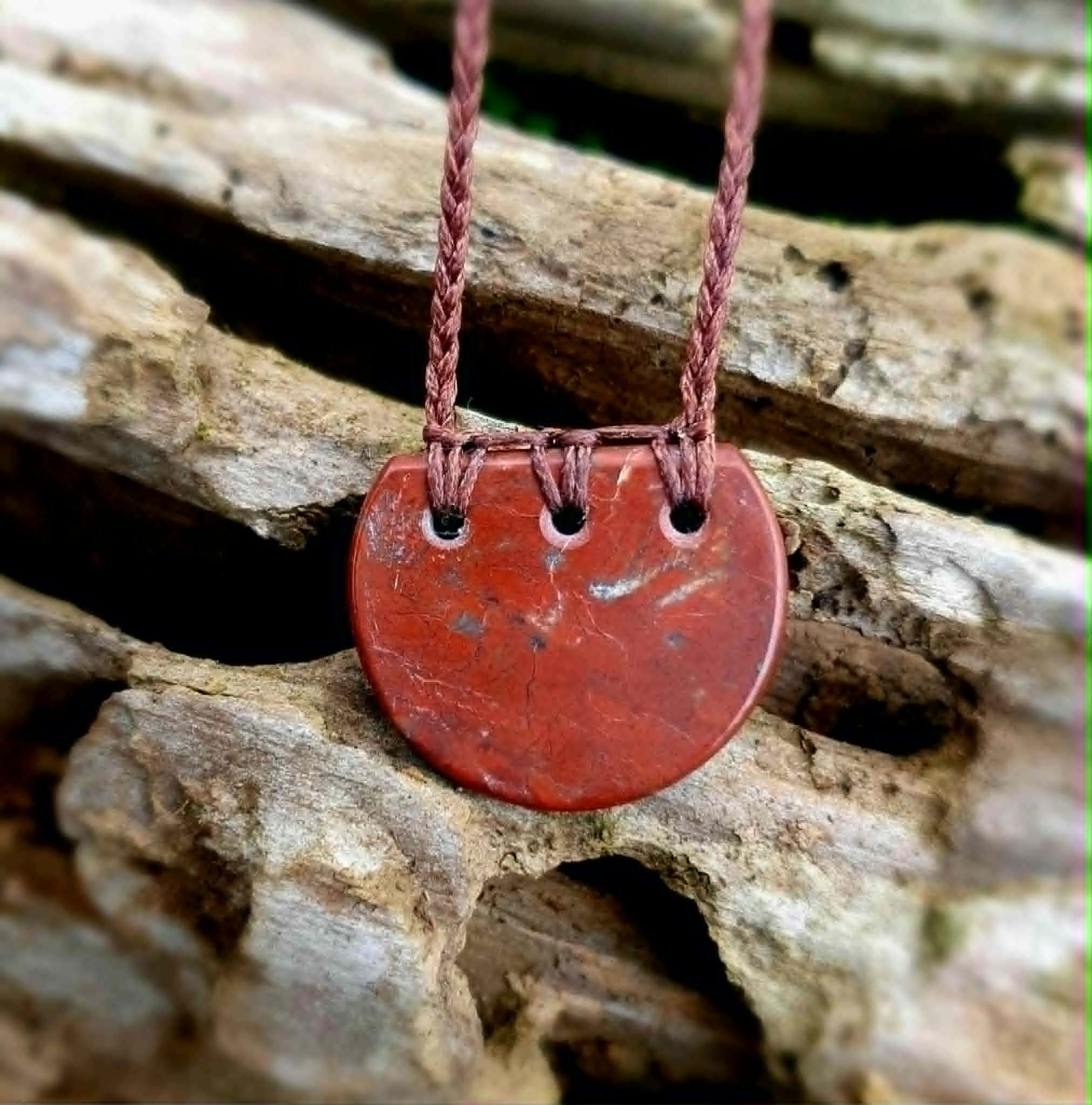 Red Jasper Mini Breastplate