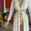 Thumbnail: White Elegant Maxi Cover-Up Dress With Knot Detail view from closer
