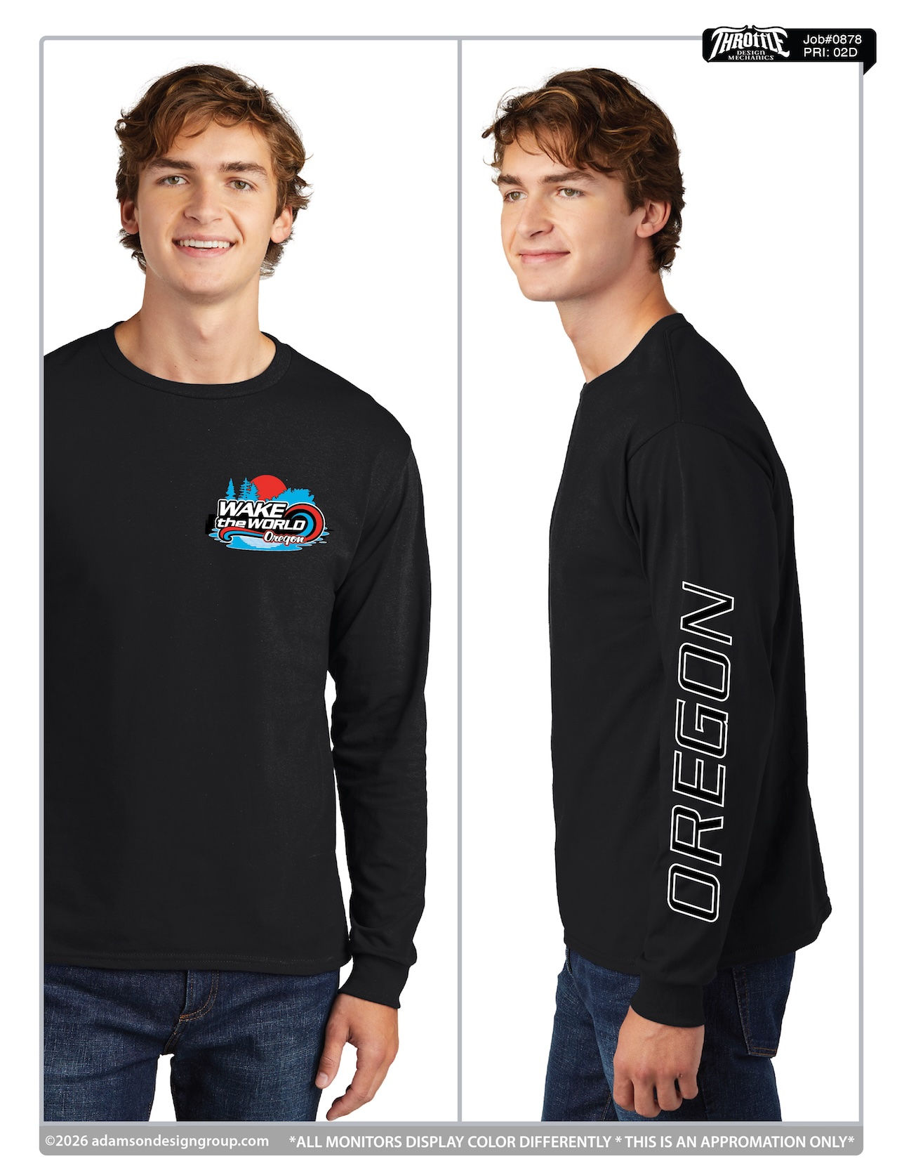 (BLACK) LONG SLEEVE T-SHIRT