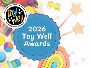 Toy Well logo next to a blue banner that reads 2026 Toy Well Awards
