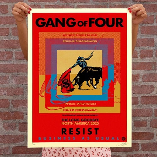 Gang Of Four The Long Goodbye 2025 Shepard Fairey Obey