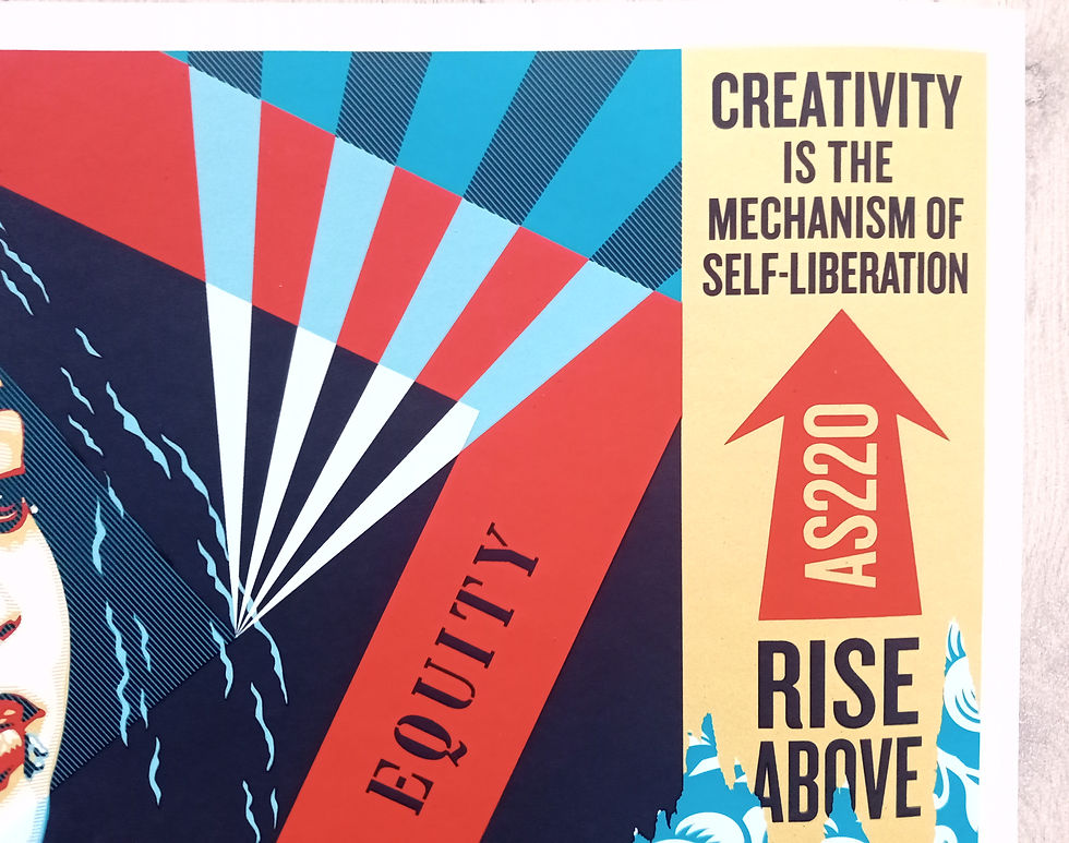 Miniaturbild: Creativity, Equity, Justice Shepard Fairey Obey