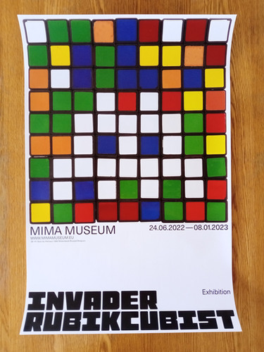 INVADER RUBIKCUBIST ポスター INVADER RUBIKCUBIST ポスター Invader - Rubikcubist poster (10