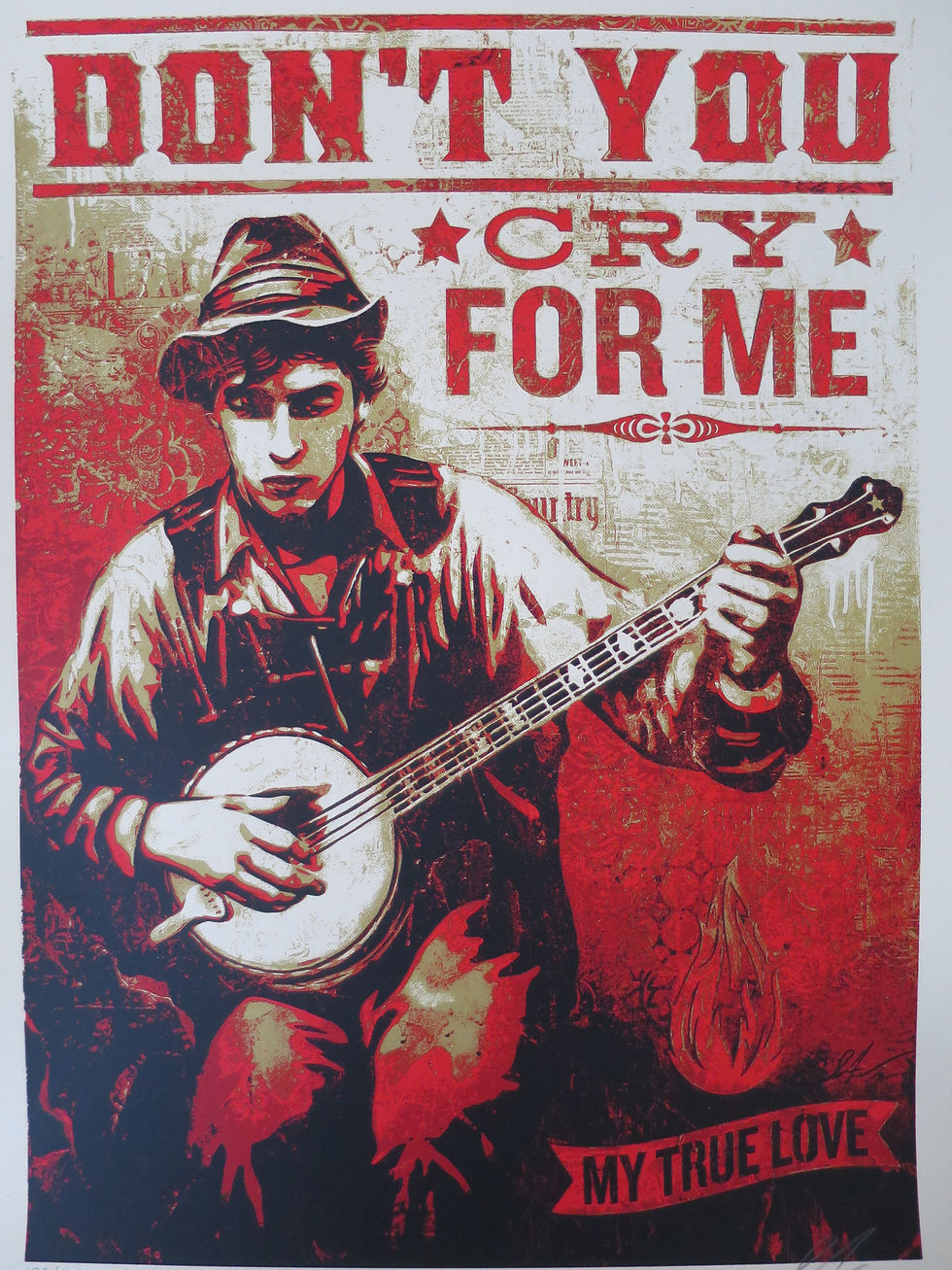 Miniaturbild: Oh Susannah 2012 61x46cm obey lithographie signée numérotée