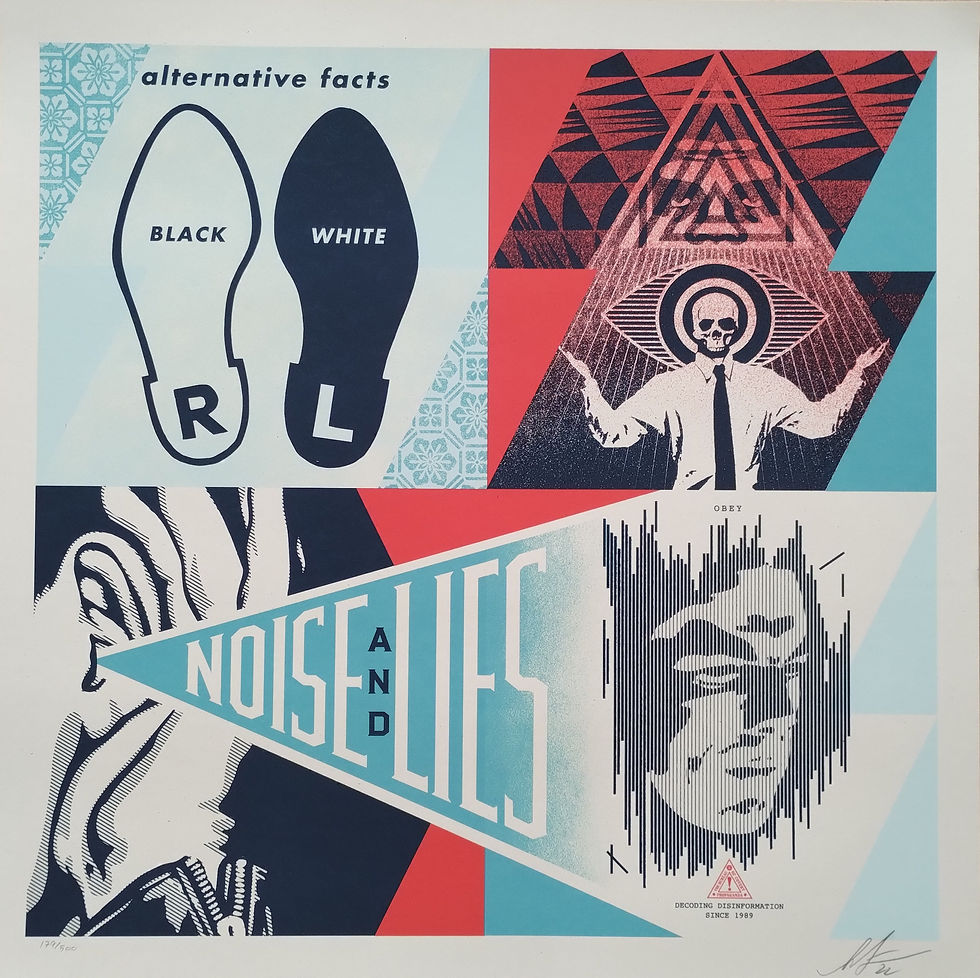 Miniature : Alternative Facts 2022 Shepard Fairey Obey