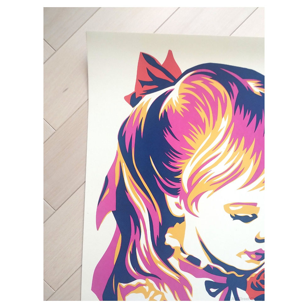 Miniaturbild: Sérigraphie Shepard Fairey War By Numbers (Fuschia), édition Beyond The Street Paris 2026, numérotée /300, 59,6 x 42 cm. Neuv
