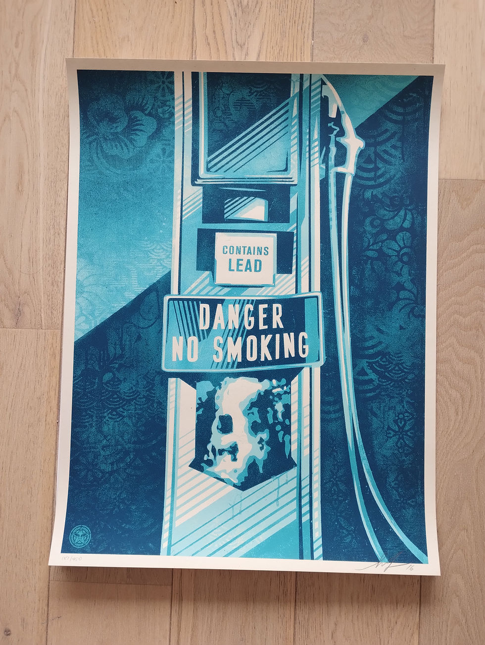 Miniature : Danger No Smoking 2016 Shepard Fairey Obey