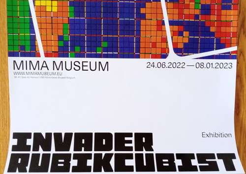 INVADER RUBIKCUBIST ポスター