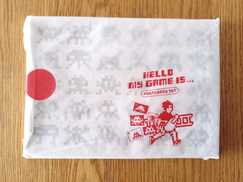 Hello My Game Is Postcard Set Space Invader