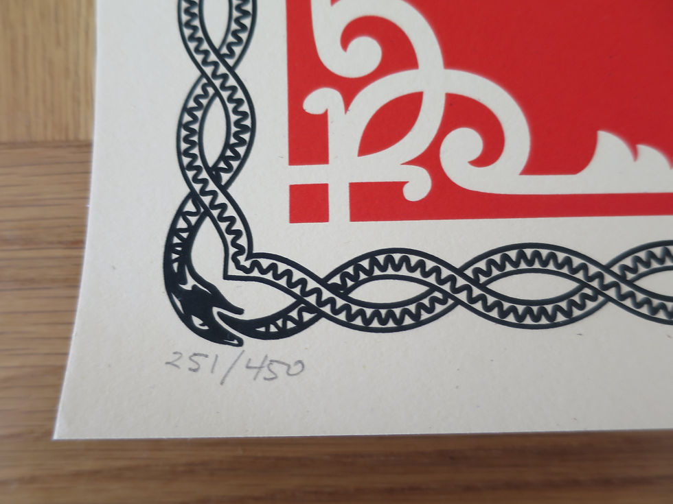 Thumbnail: Endless Power Handbook obey lithographie signée numérotée