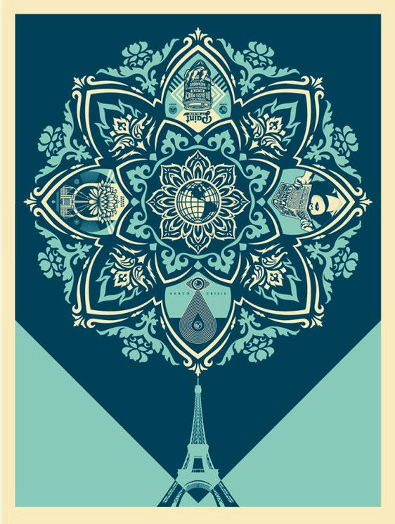 Miniaturbild: "Delicate Balance" version 1 Obey Shepard Fairey