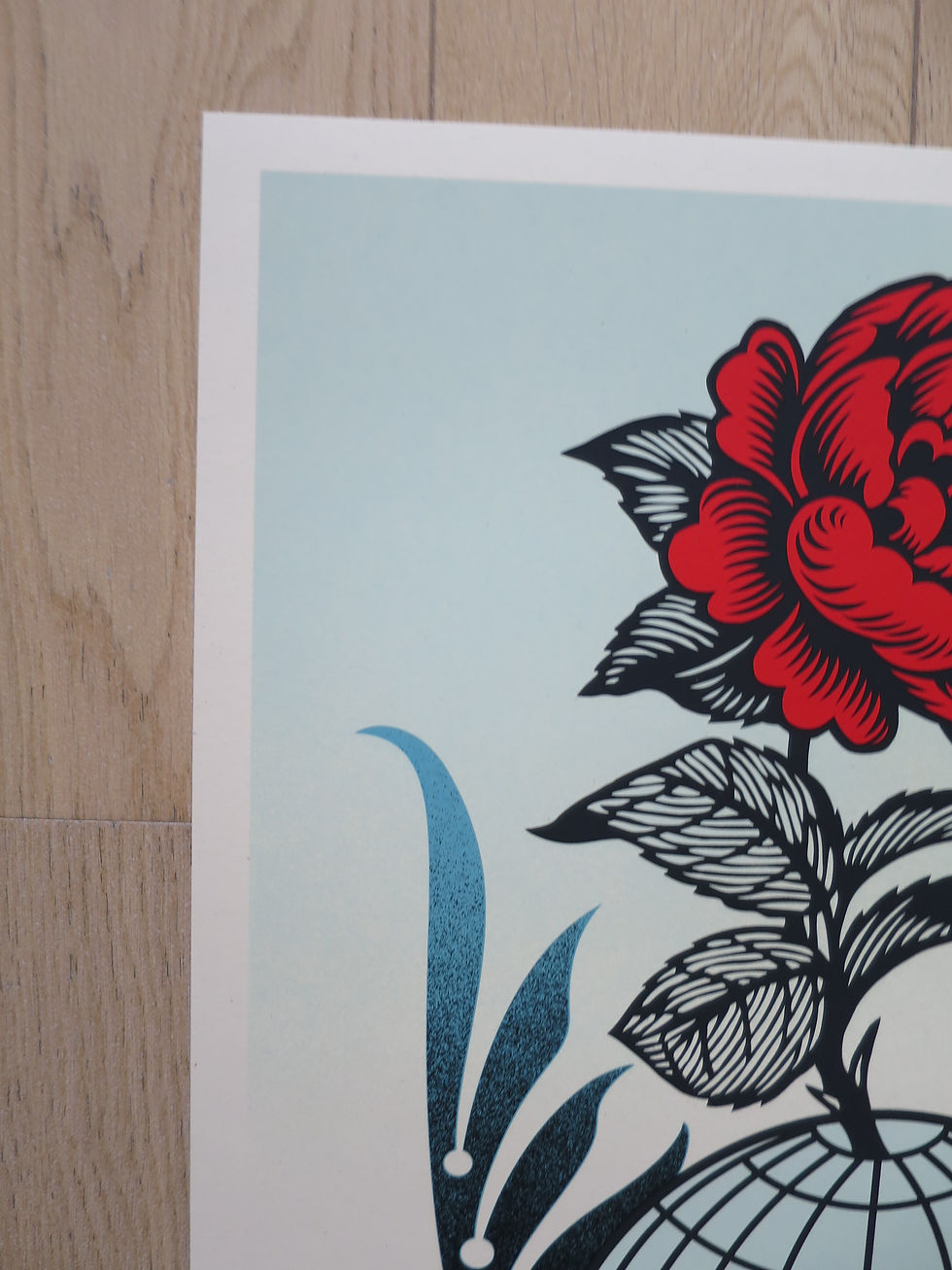 Thumbnail: Eyes Open 2020 obey lithographie signée numérotée