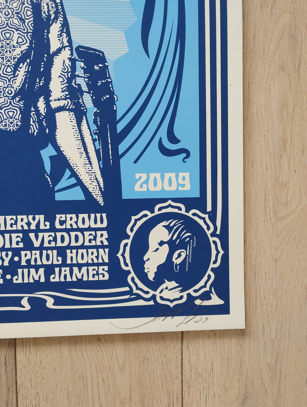 Миниатюра: Paul McCartney Change Begins (Blue), 2009 Shepard Fairey Obey