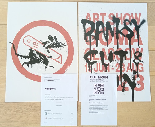 Banksy Cut and Run set Poster 2023 | artstreetgallery