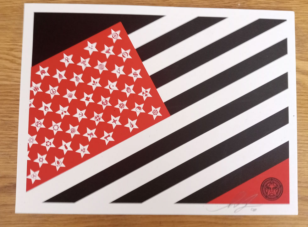 Thumbnail: Arkitip Flag Shepard Fairey Obey