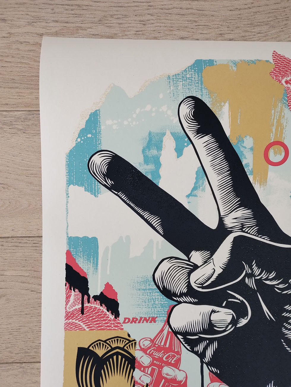 Miniatura: Raise The Level (Peace) 2023 Shepard Fairey Obey