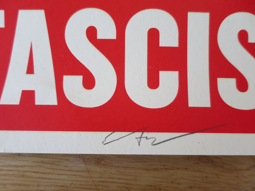 Miniatura: Stop Fascism obey lithographie signée numérotée