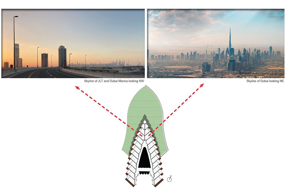 ATHLETA TOWER, hotel design in Dubai