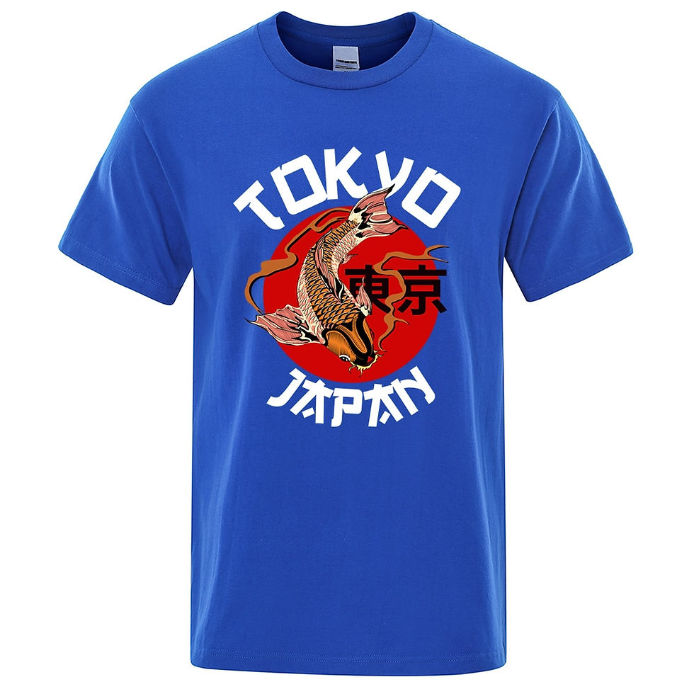 Thumbnail: AIS Tokyo Vintage T-Shirt Tokyo Koi Fish