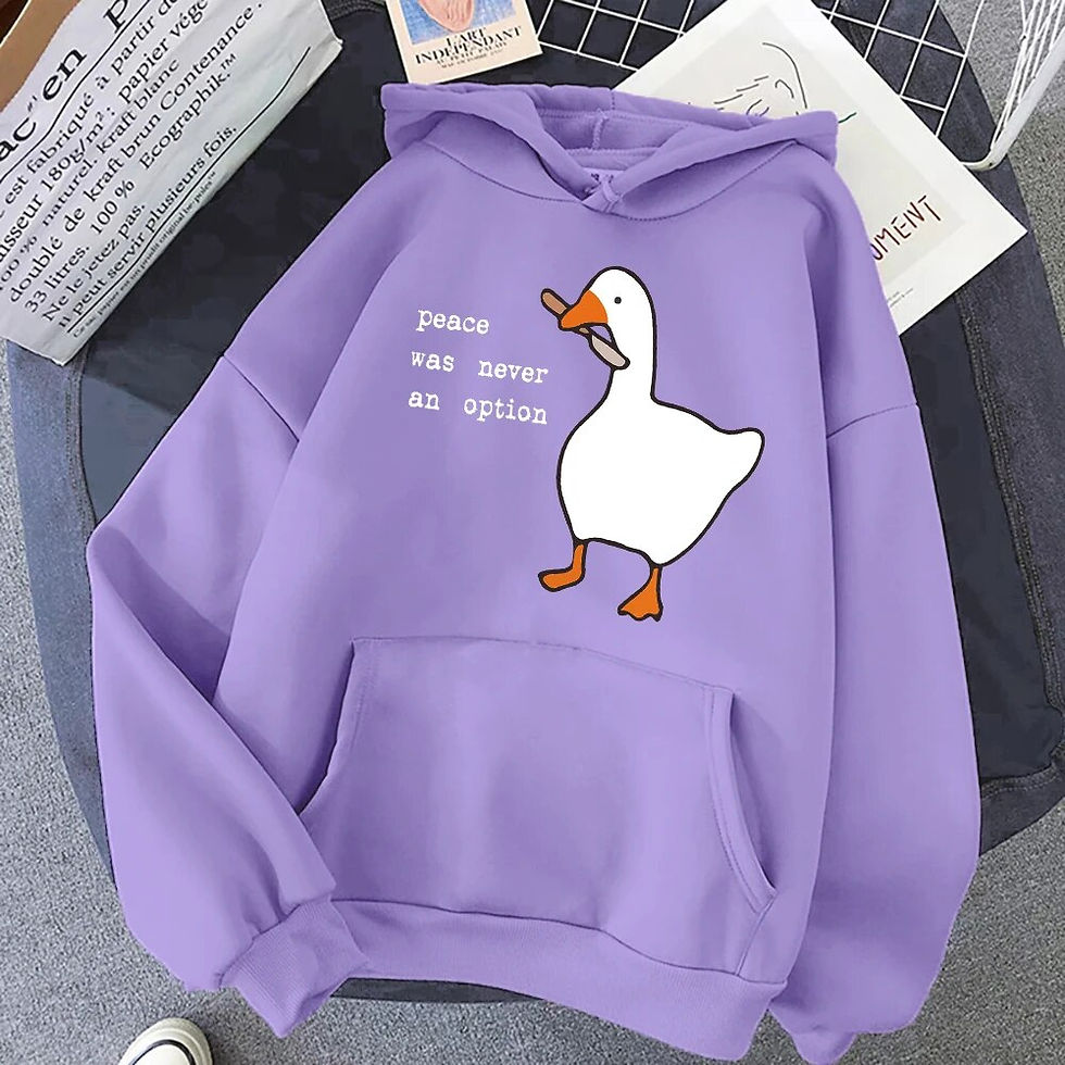 Thumbnail: The Killer Goose War Funny Hoodie