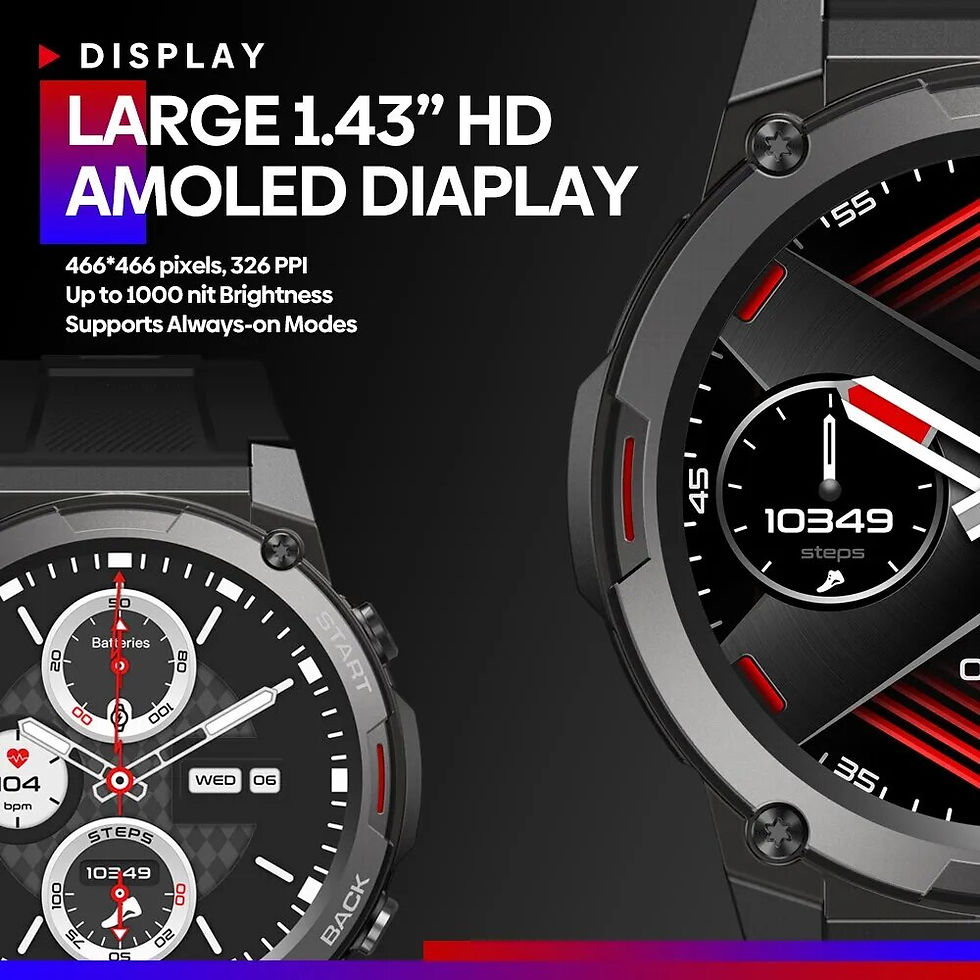 Thumbnail: VIBE 7 PRO Smart Watch| 1.43 Inch AMOLED Display