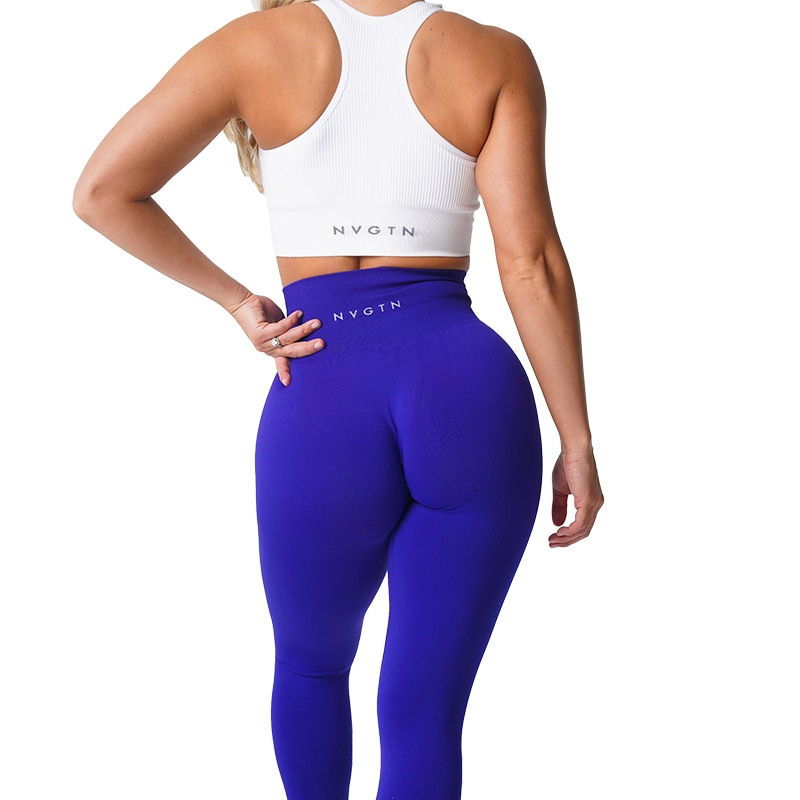 Thumbnail: NVGTN Solid Seamless Leggings Women Athletic wear activewear