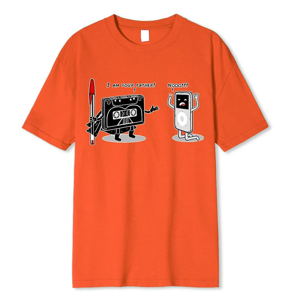 Thumbnail: AIS Cassette t-sHIRT I Am Your Father