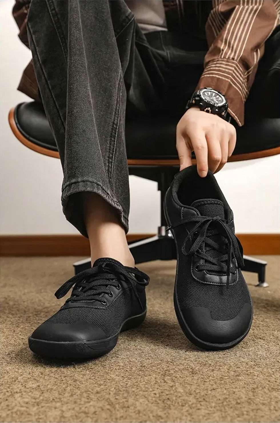 Thumbnail: AIS TerraFlow Minimalist Wide Toe Box Barefoot Shoes